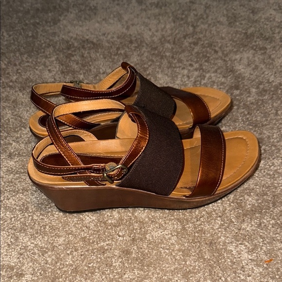 Dansko Shoes - Dansko Brown and Black Women's Sandals - size 38